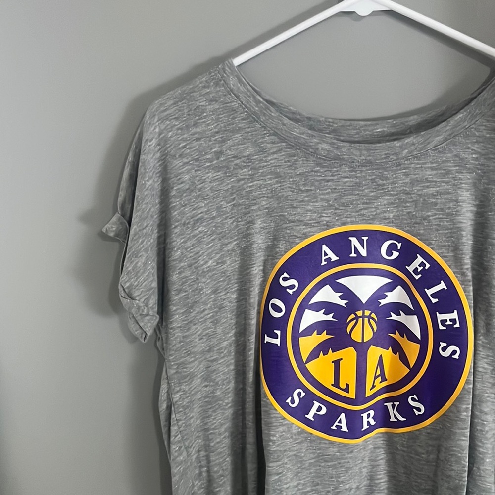 LA SPARKS grey tee